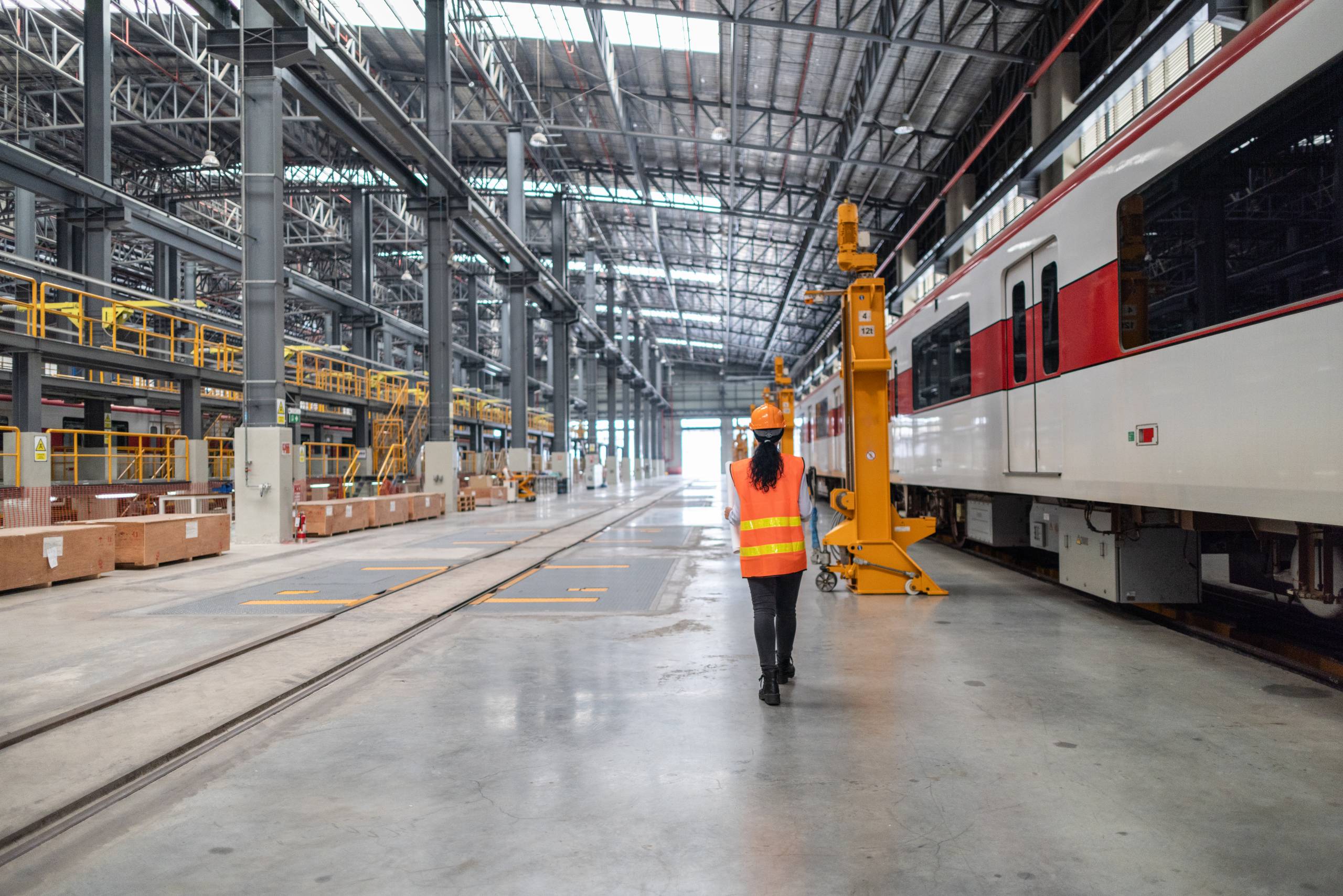 Logistikzentrumreinigung